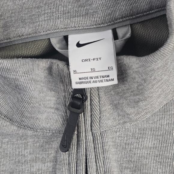 Lot of 2 Nike dri fit player half-zip golf pullover gray blue XL mens DH0986 - Picture 11 of 15